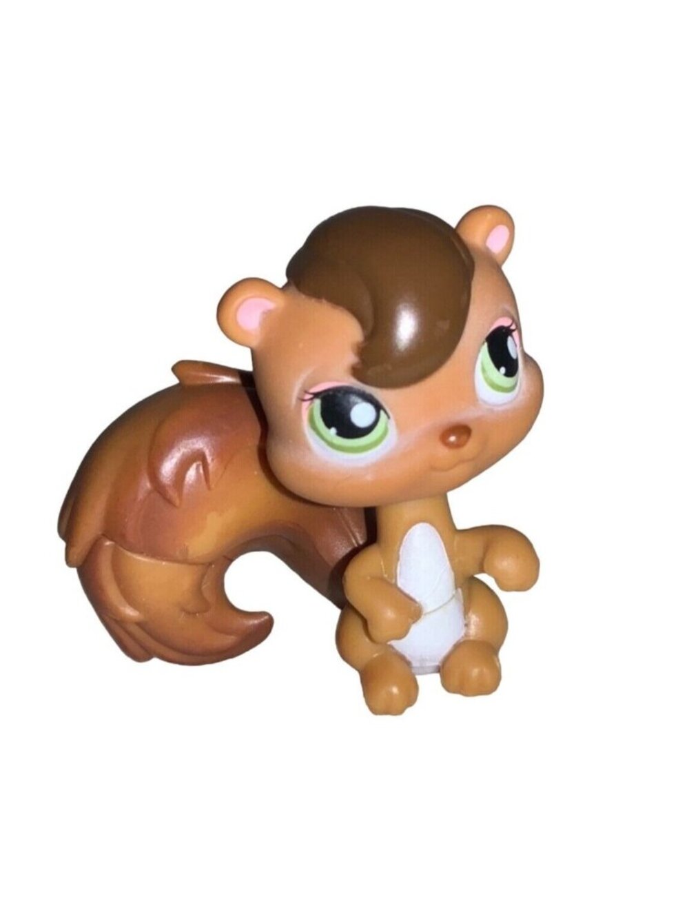 Littlest Pet Shop Chipmunk Squirrel Brown Tan Green Eyes